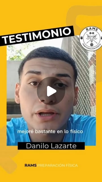 Testimonio en video de Danilo, alumno de RAMS