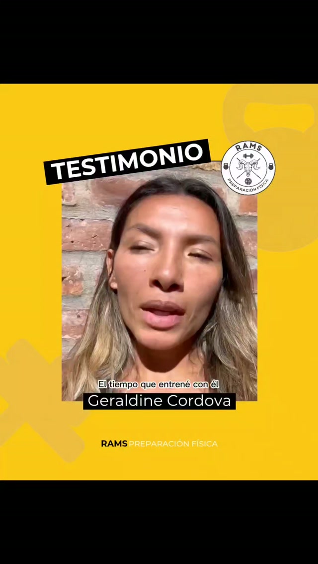 Testimonio en video de Geraldine, alumna de RAMS